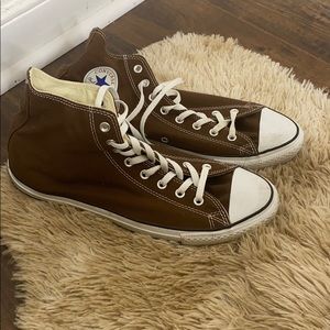 Brown Hightop Converse